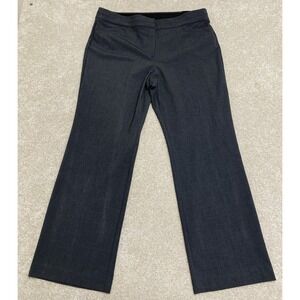 Kim Rogers Dress Pants Women's 18 Straight Leg Stretch Gray Trouser Office